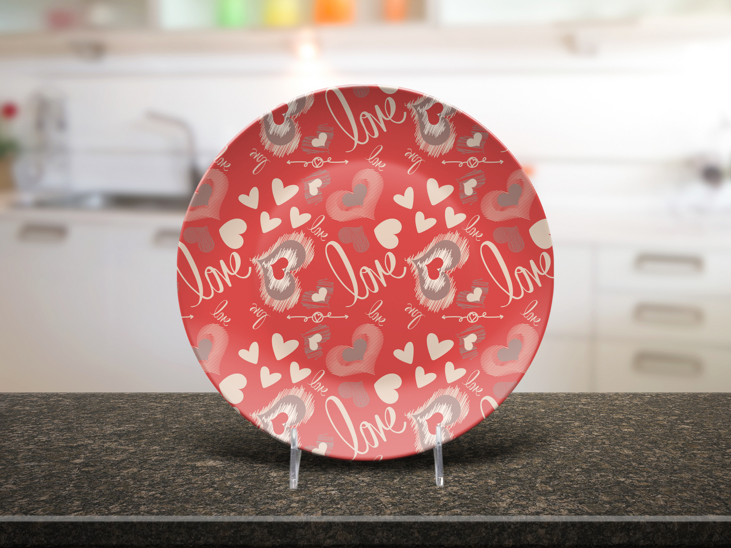 Valentine Love Plate