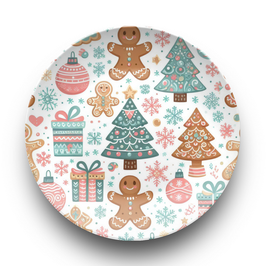 Christmas Cookies for Santa Plate