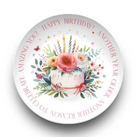 Happy Birthday! Celebrate Amazing You Plate