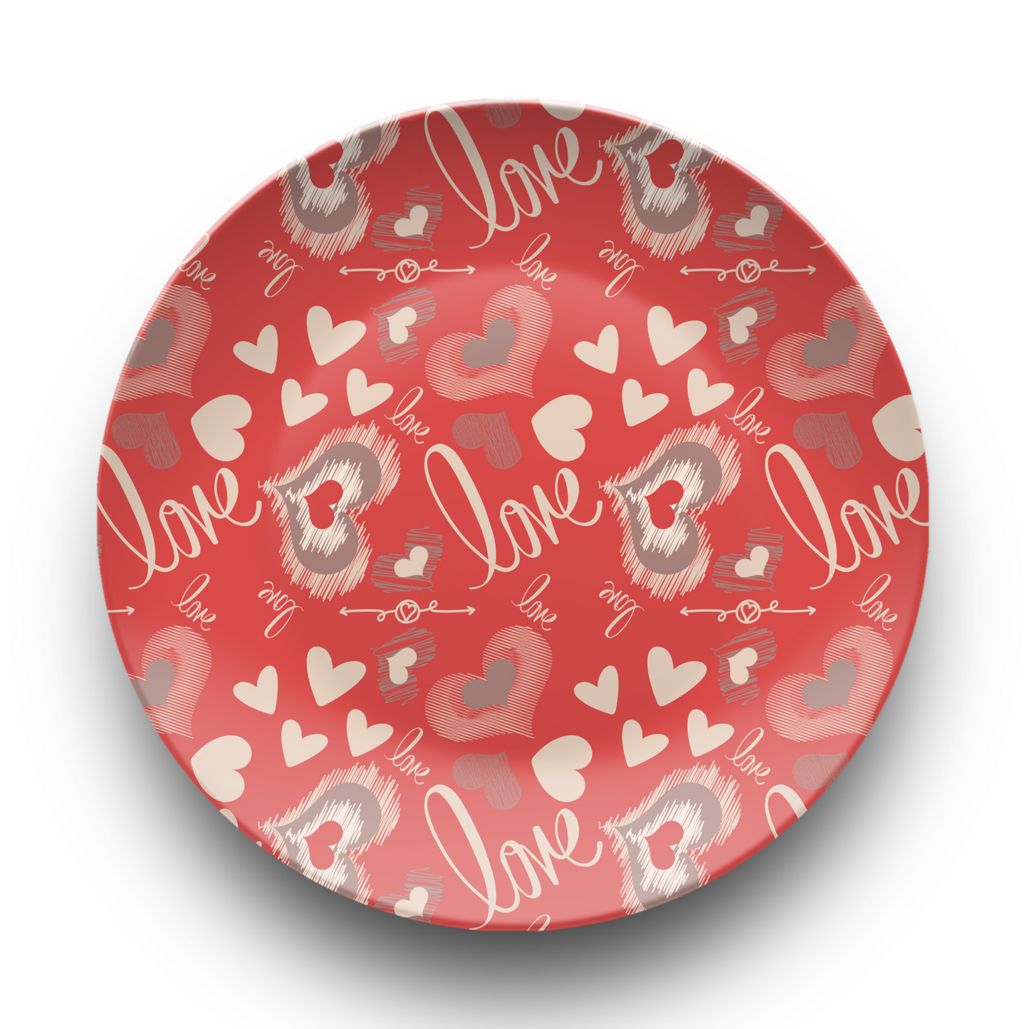 Valentine Love Plate