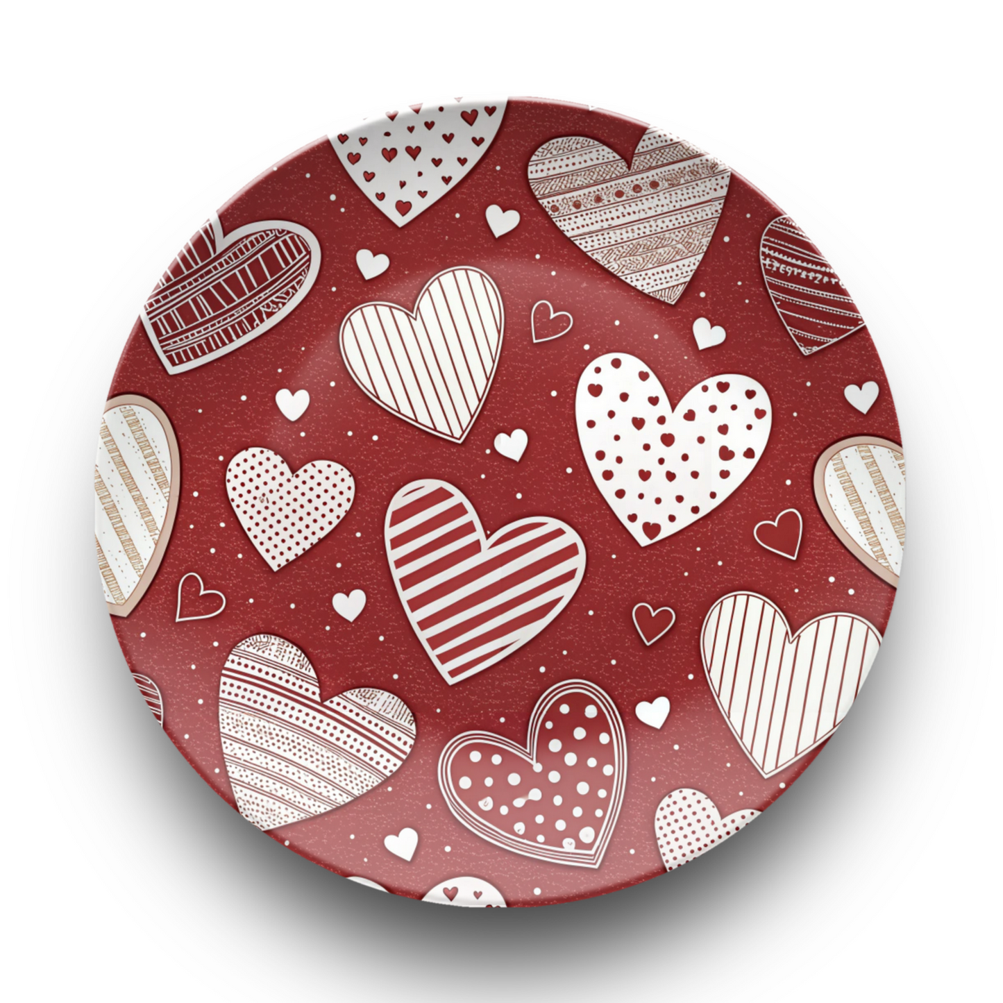 Red Heart Plate